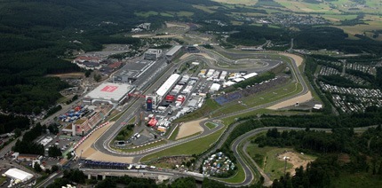 Het circuit vanuit de lucht